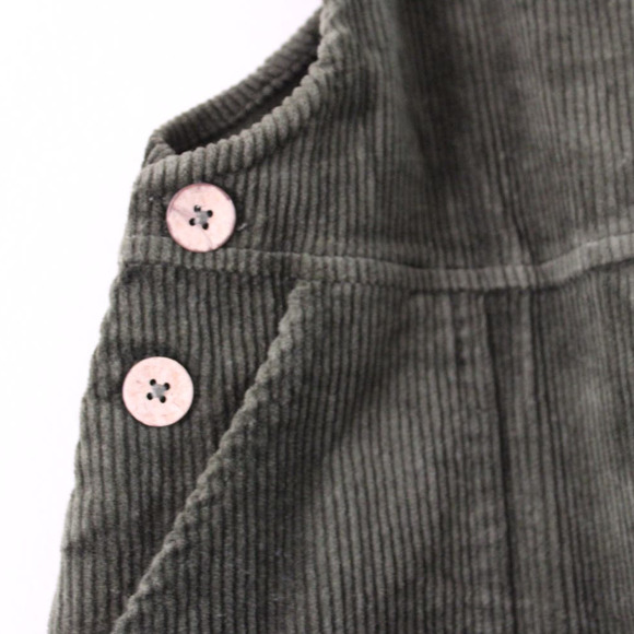 NWT Rylee and Cru Jeanette Forest Green Corduroy Overalls 12-14 Year - Picture 9 of 11